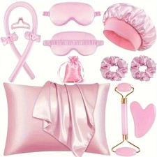 Heatless Silk Hair Curler Kit No Heat Overnight Curling Ribbon Headband Set