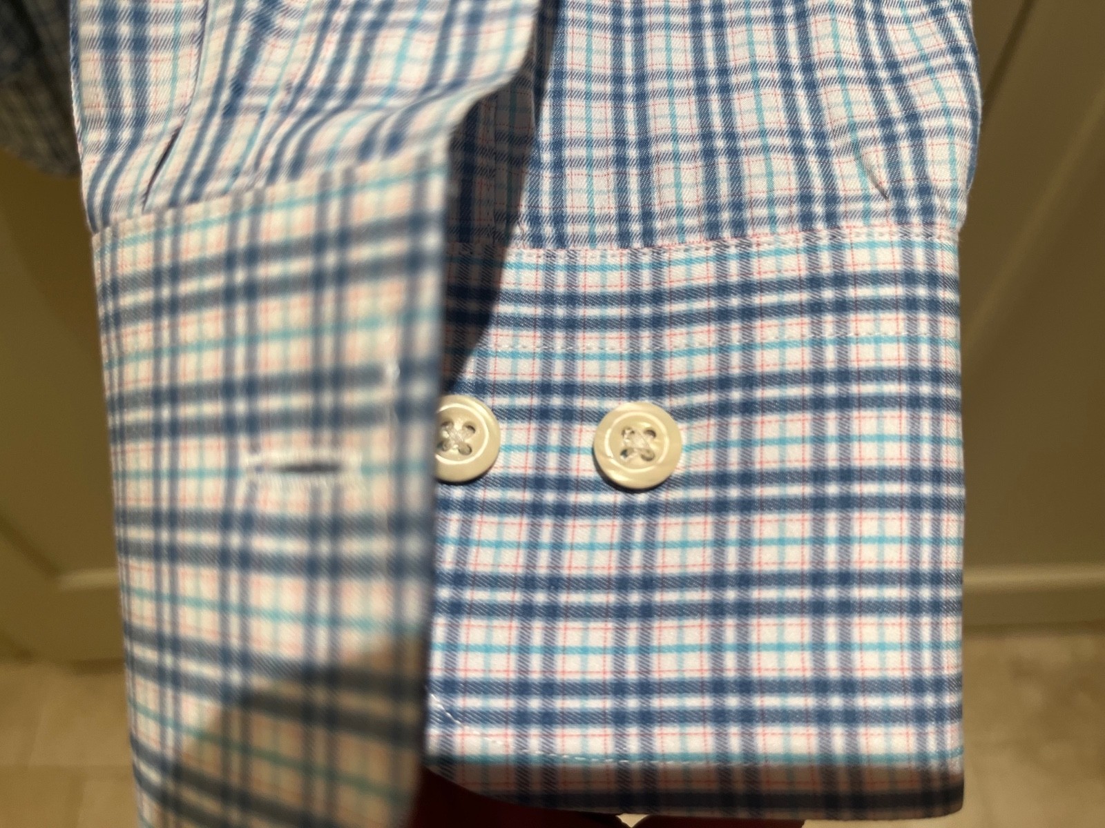 Peter Millar button down, XL, multi check, excell… - image 4