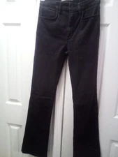Black Joes Jeans Woman Size 29 X 32 Length High Rise Flair Leg