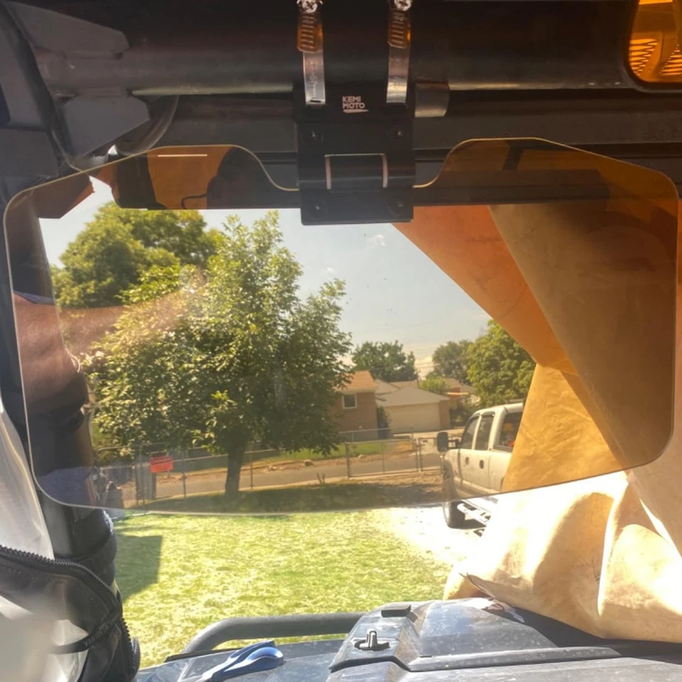 Parasol tintado UTV más grande para Can Am X3 Defender Polaris RZR Ranger Foto 2 de 4