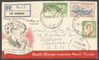 New Zealand 1957 FDC Cachet Health #B52-3 on Registered Cover Te Aroha to USA