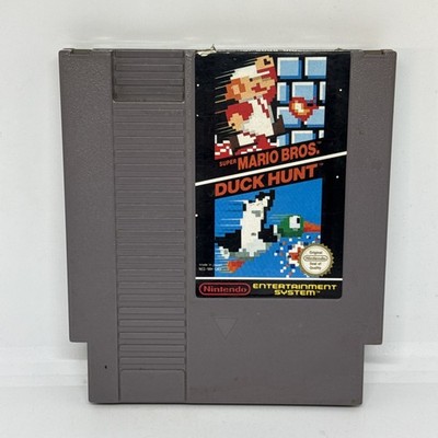 Super Mario Bros & Duck Hunt - Nintendo NES Spiel Ukv Getestet Kostenlos UK P&P