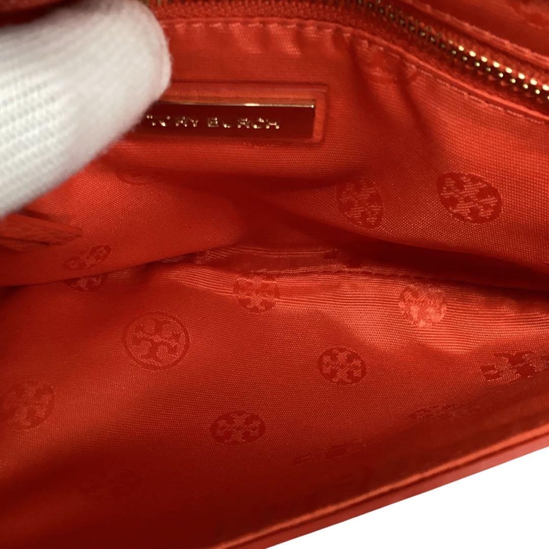 Tory Burch 2-way Shoulder Bag Clutch Leather Red Women's From Japan thumbnail 11