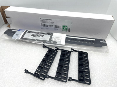 NEW TRIPP LITE N252-024 CAT6 PATCH PANEL 568B 24 PORT CN7706 QTY AVAILABLE
