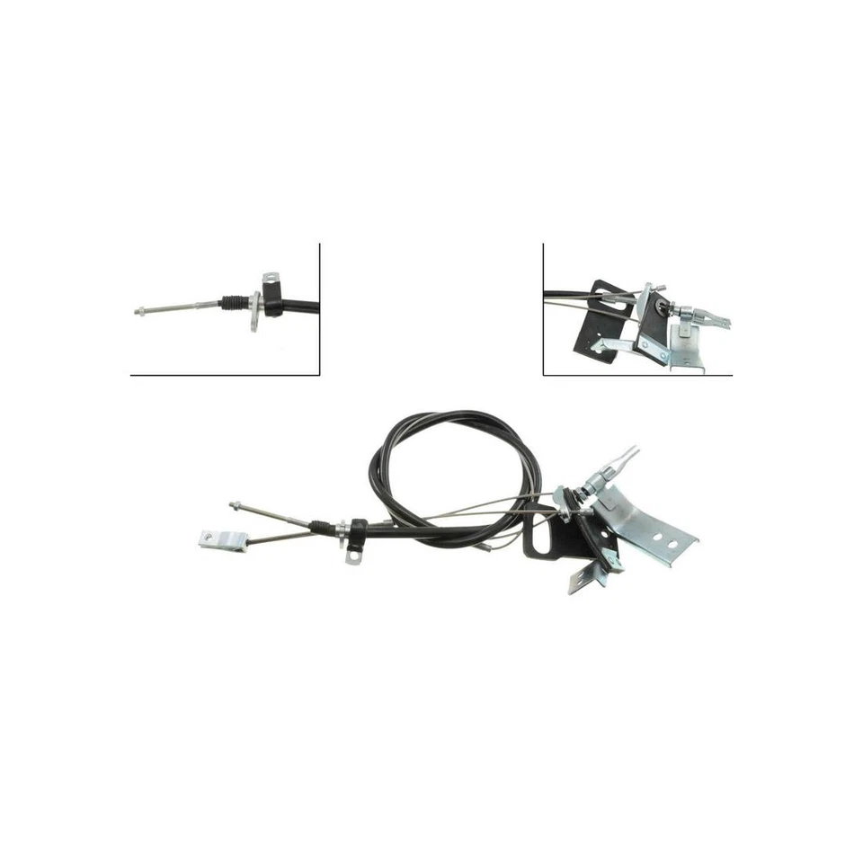 Cable de freno de estacionamiento trasero Dorman compatible con Nissan D21 1986 1987 1988 1989 Foto 2 de 4