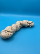 100 Alpaca Yarn 200 Yds Natural White Fine Sport 2 Ply 2 Oz Ea