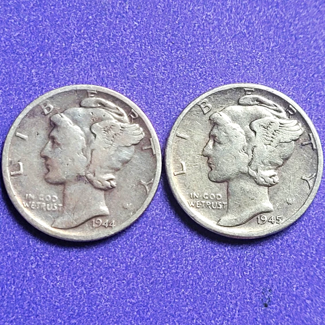 Silver 1945 Mercury Dimes (1916-1945) for sale | eBay