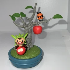 Re-Ment Pokemon Bonsai 2  CHESPIN & FLETCHLING ( Harimaron & Yayakoma ) Figure 