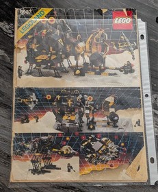 Vintage LEGO Set 6987 (1988) Message Intercept Base, Incomplete