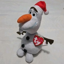 TY DISNEY FROZEN - OLAF the HOLIDAY SNOWMAN BEANIE BABY - MINT with MINT TAG