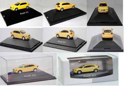 Herpa 20000001491003 Audi A3 Ambition 3.2 quattro 3-türig Typ 8P tukangelb 1:87