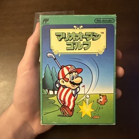 Mario Open Golf (Nintendo Famicom) Complete - Tested - Authentic
