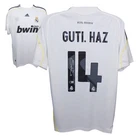Guti Hernandez Signed Real Madrid Home Soccer Jersey #14 with Beckett Witness