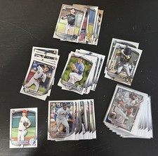 🔥2024-25 Bowman Chrome (51) Base, Prospect, Rookie, & Refractor Lot! Mint!