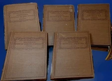 Atg BOOKS Set  Of 5 Eclectic English Classics , 1896