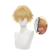 Parrucca Cosplay Chainsaw Man – Denji – Biondo 30 cm