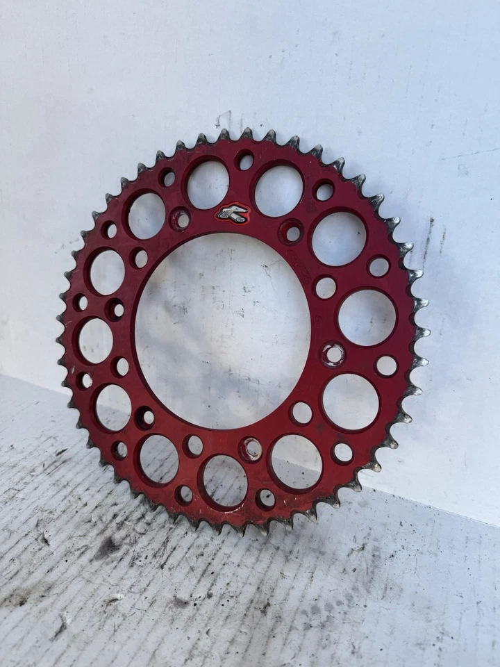 ✅2018 CRF 450R Renthal 49 Tooth Red Sprocket 154U-520 - Image 3 of 4