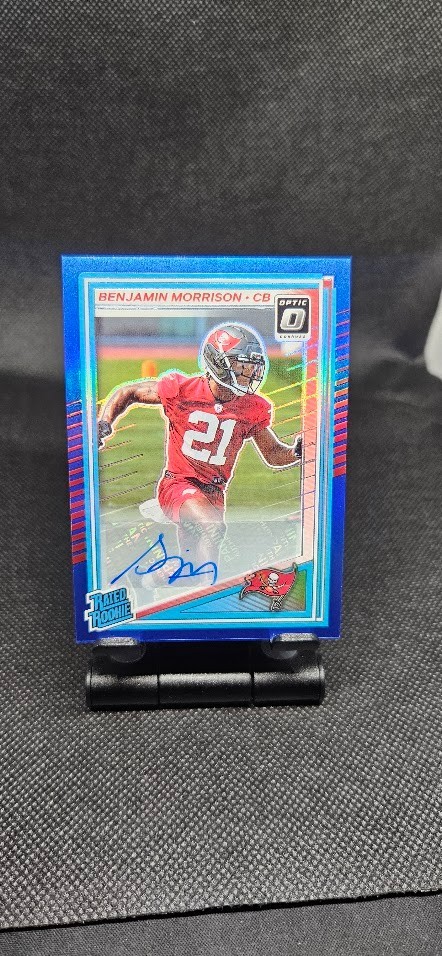 2025 Donruss Optic Prizm Rated Rookie Auto Benjamin Morrison #236 /149 Bucs