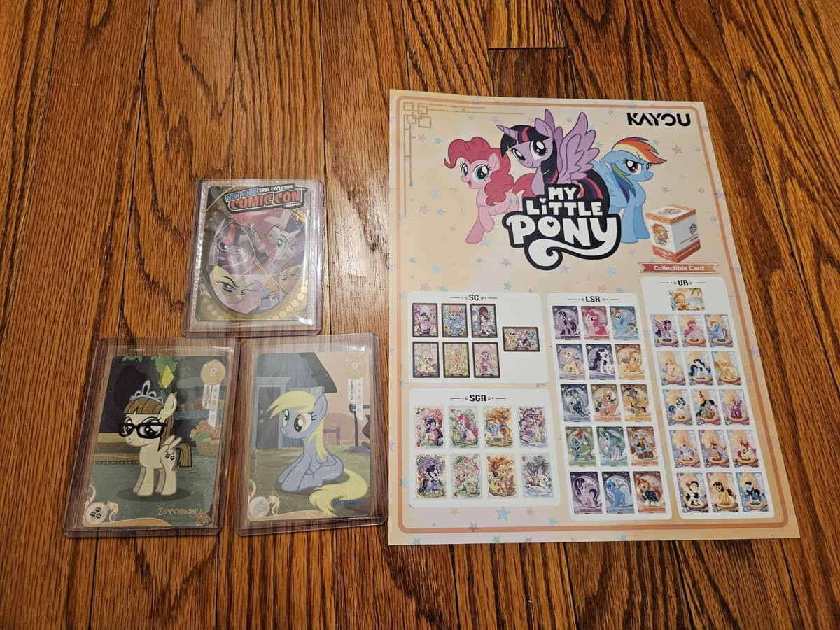 NYCC 2025 Kayou Exclusive My Little Pony Promo Card Lot w/NYCC
