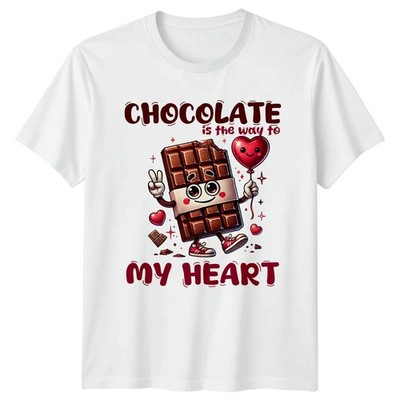 Schokolade ist der Weg zu meinem T-Shirt Kawaii Schokolade Essen Trinken Valentinstag