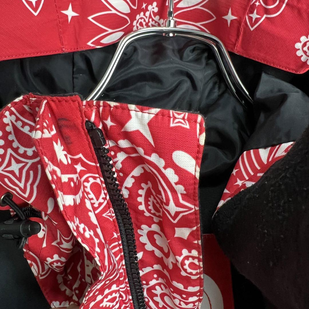Supreme North Face Bandana Mountain Parka 14Aw Red | eBay