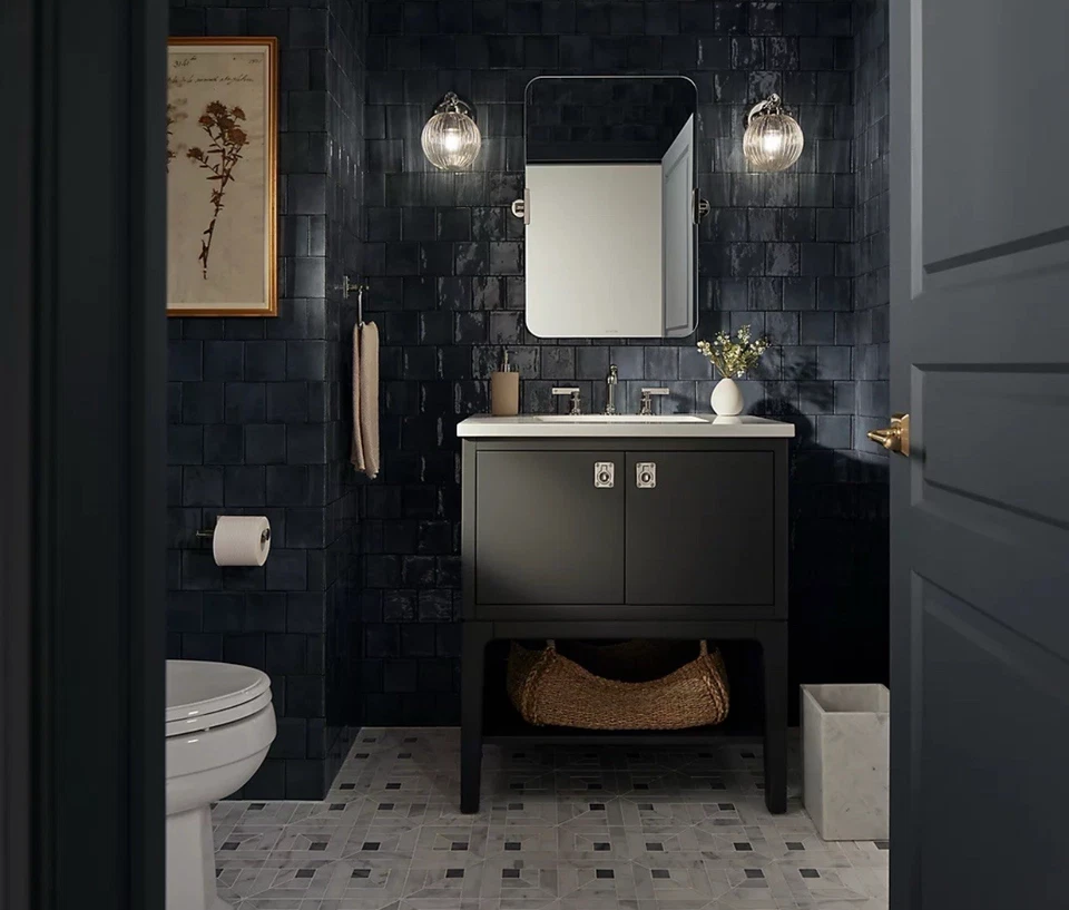 Anillo de toalla montado en la pared níquel Kohler K-35928-BN Castia por Studio McGee 7-1/2" Foto 3 de 4