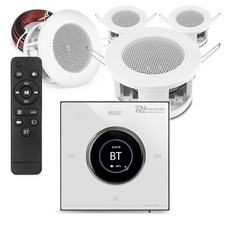 Powerline B50W Bluetooth In-Ceiling Speaker System for Home Audio - 4x 3" CABA3L