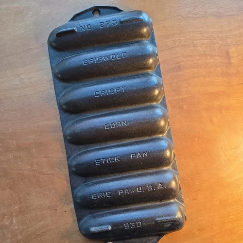 Griswold Cast Iron Crispy Corn Stick Pan No 273 Erie PA 930