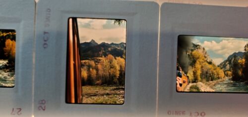 RAILROAD SLIDES Collection Lot 35MM Kodachromes Steam Train DRGW Fall DM&IR Stm - Picture 6 of 16
