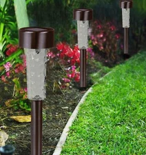 Bronze Metal Pathway Light for Outdoor Yard Garden (4 or 56 Pack) 1yr Warranty