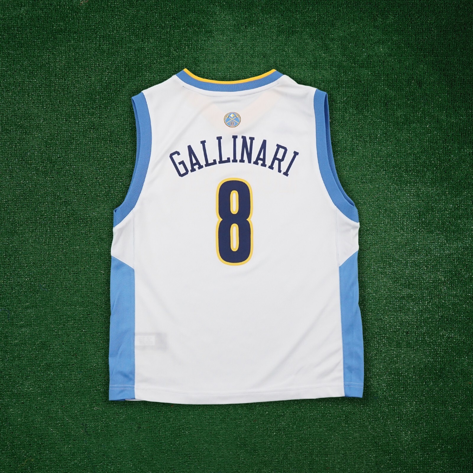 Данило Галлинари Денвер Наггетс НБА Белая молодежная майка adidas