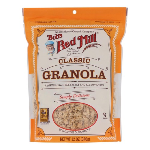 Bob's Red Mill - Natural Whole Grain Granola - 12 oz - Case of 4 - 第 1/2 張圖片