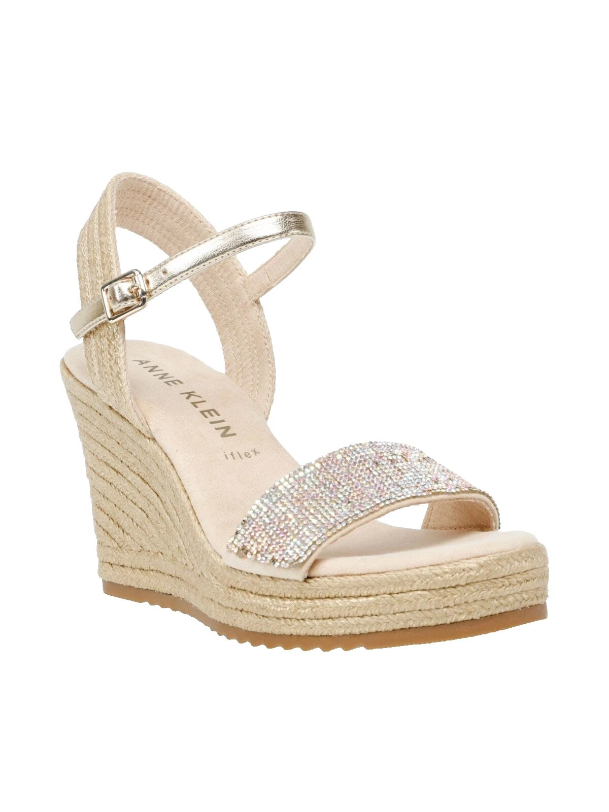 Festa/coquetel Anne Klein Wedge sandálias femininas