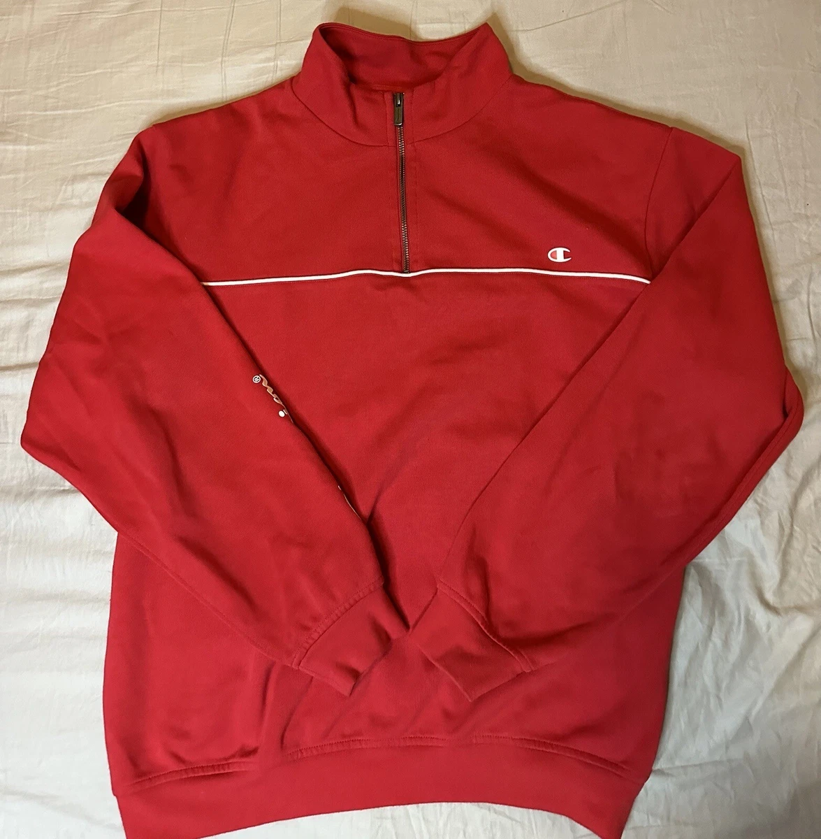 Champion Women s Rochester Athletic Quarter Zip Sweater size