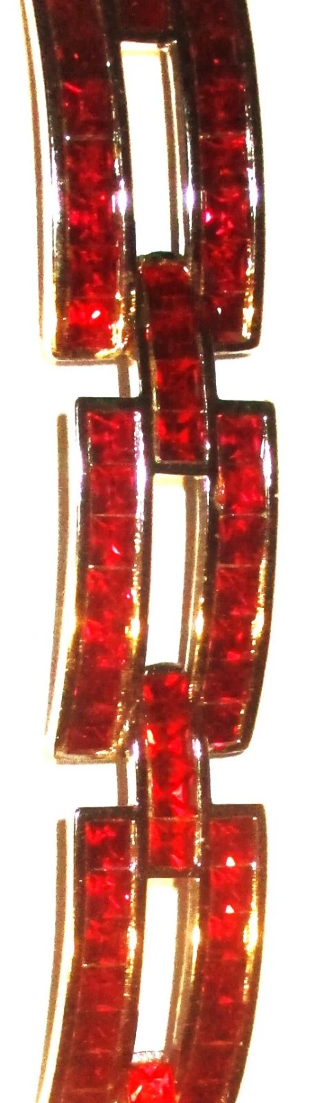 SAINT LAURENT (YSL) BRACCIALE A MAGLIA STRASS VINTAGE ANNI '80 DI YVES SAINT LAURENT PARIGI