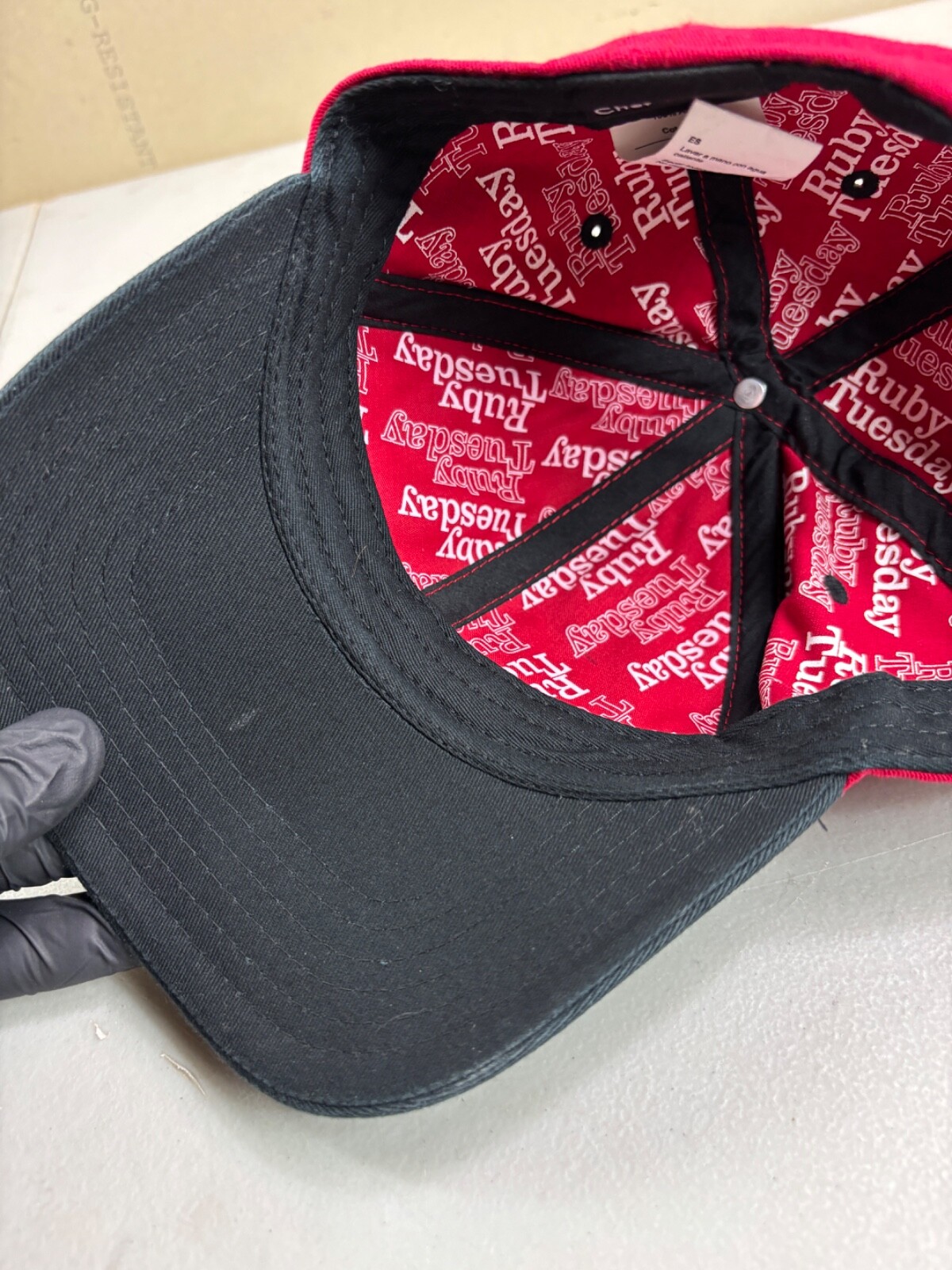 Ruby Tuesdays Hat Employee Strapback Baseball Cap… - image 6