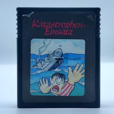 Atari 2600 Spiel Video - Computersystem -  Katastrophen-Einsatz - Modul