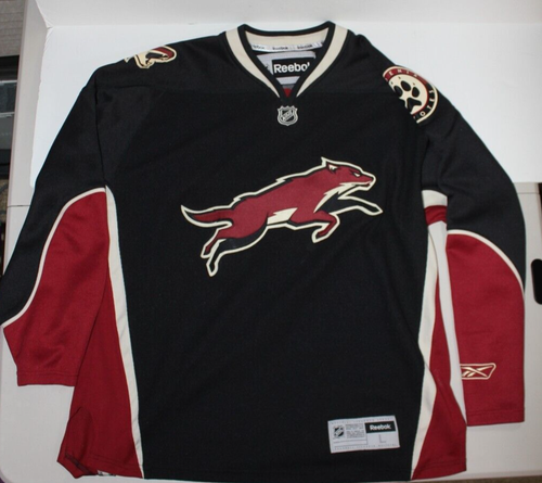 Seltenes NHL Reebok Arizona Coyotes Running "Fox" Alt Hockey Trikot Größe L Large
