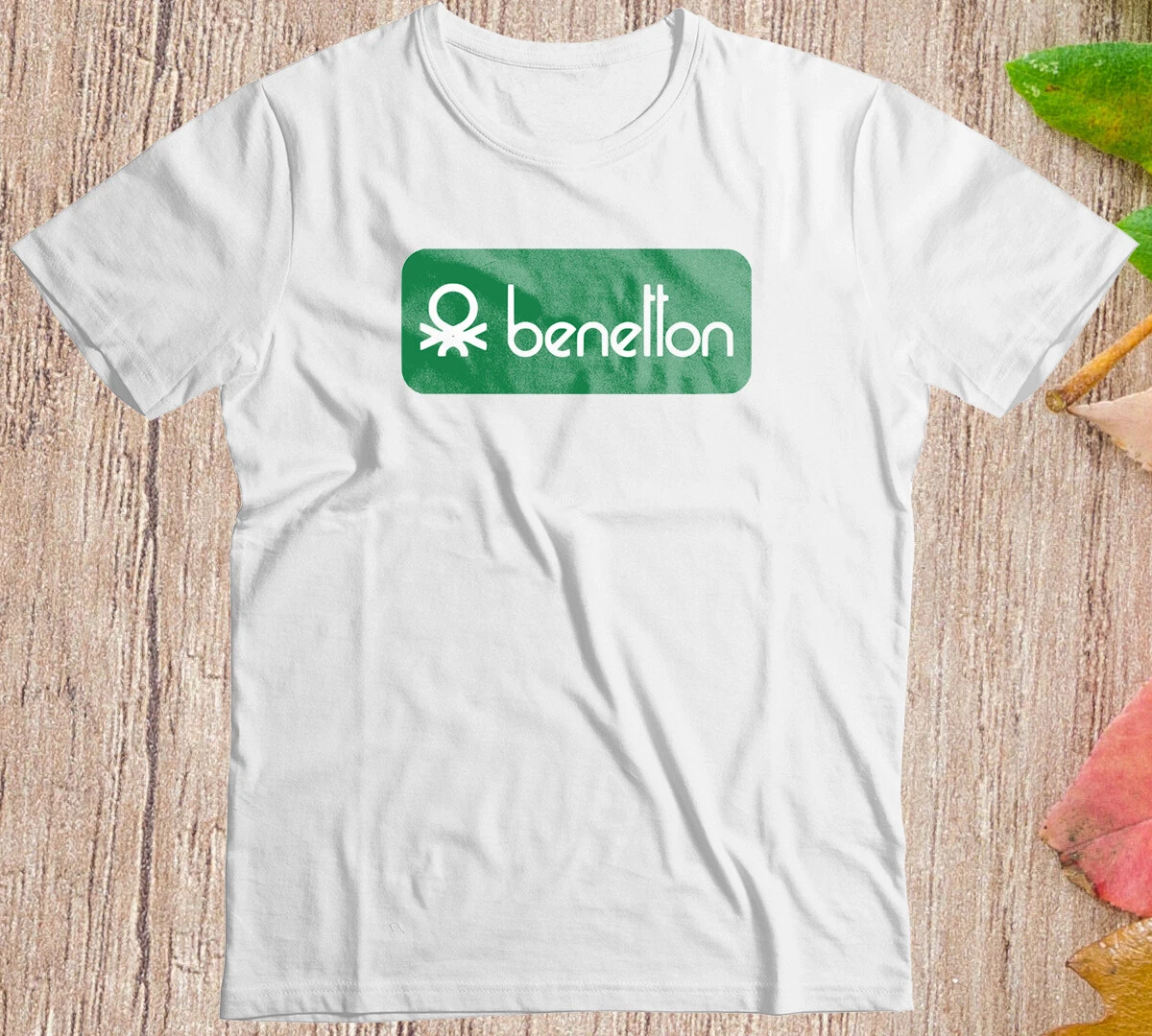 Benetton Logo T-Shirt Size S- 5XL | eBay