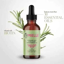 Mielle Organics Rosemary Mint Scalp Hair Strengthening Oil Infused 2Fl Oz