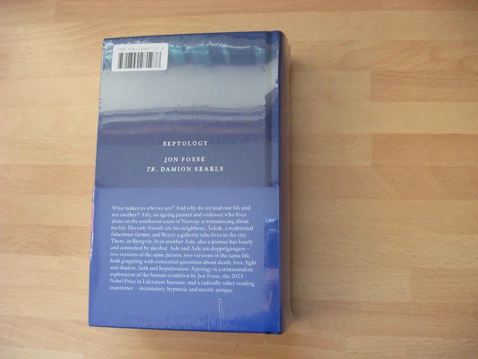 Jon Fosse Signed Numbered Septology Nobel Prize Literature Winner 1st print HB - image 4 of 4