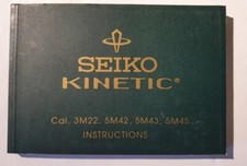 Libretto Istruzioni SEIKO KINETIC Cal.3M22, 5M42, 5M43, 5M45