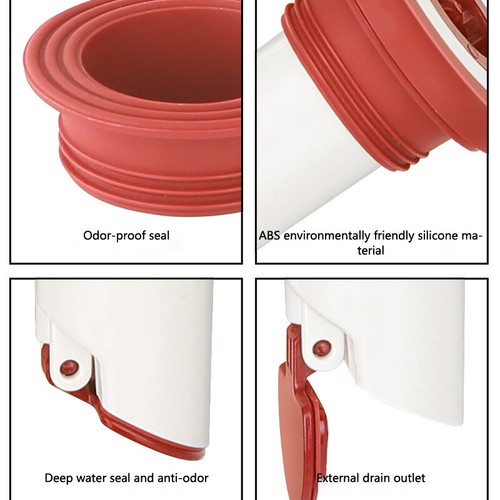 Bathroom Universal Small Diameter Floor Drain Anti-Odor Goddess