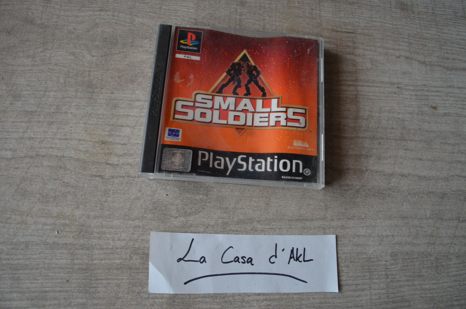 Small Soldiers sans notice sur Playstation 1 - PS1 FR jaquette abimée
