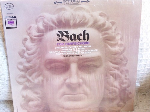 Fernando Valenti J.S. Bach Recital 360-Stereo Album STILL SEALED In Inner Sleeve