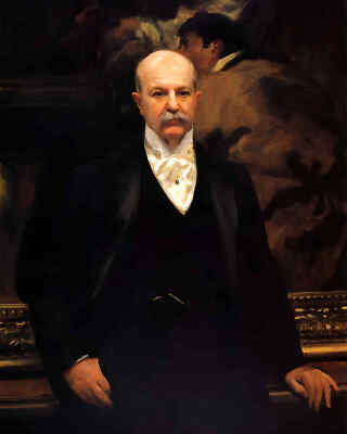 Peter A. B. Widener 1903 Painting by John Singer Sargent 8x10'' Art Print
