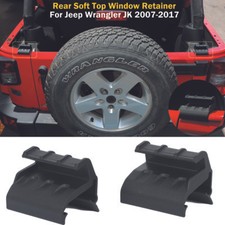 For 07-18 Jeep Wrangler Jk Jku Soft Top Rear Window Retaining Clips Accessories