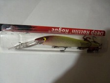 1 Smithwick Suspending Deep Rattlin Rogue Lure ASSRB12298 Crackle Clown NIP