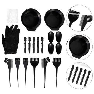 Highlighting Foil Splat Hair Coloring Tools Treatment Shawls Brush and Bowl Kit