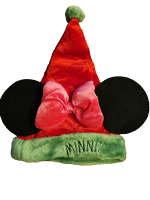 Disney Minnie Mouse Ears Christmas Snowflake Santa Hat  display picture 3